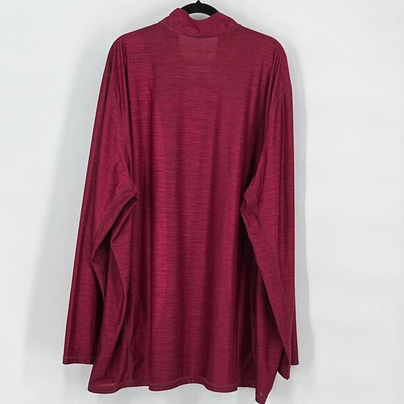 TOMMY BAHAMA Mens Pullover 4XLT Red Burgundy IslandZone 1/4 Zip Stretch Mock Nec - Picture 9 of 12